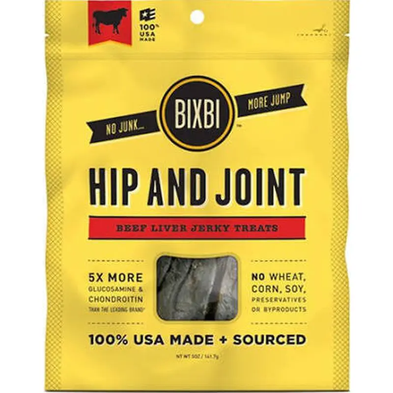 Bixbi Dog Hip & Joint Beef Liver Jerky 5oz 