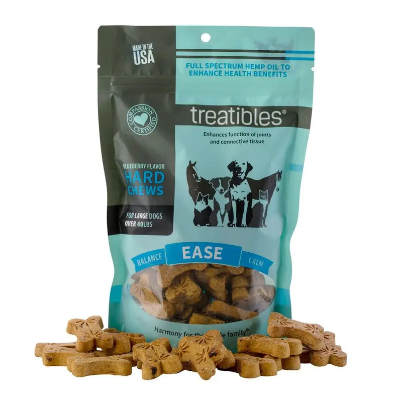 Treatibles Grain Free Large Blueberry Chew 45ct 