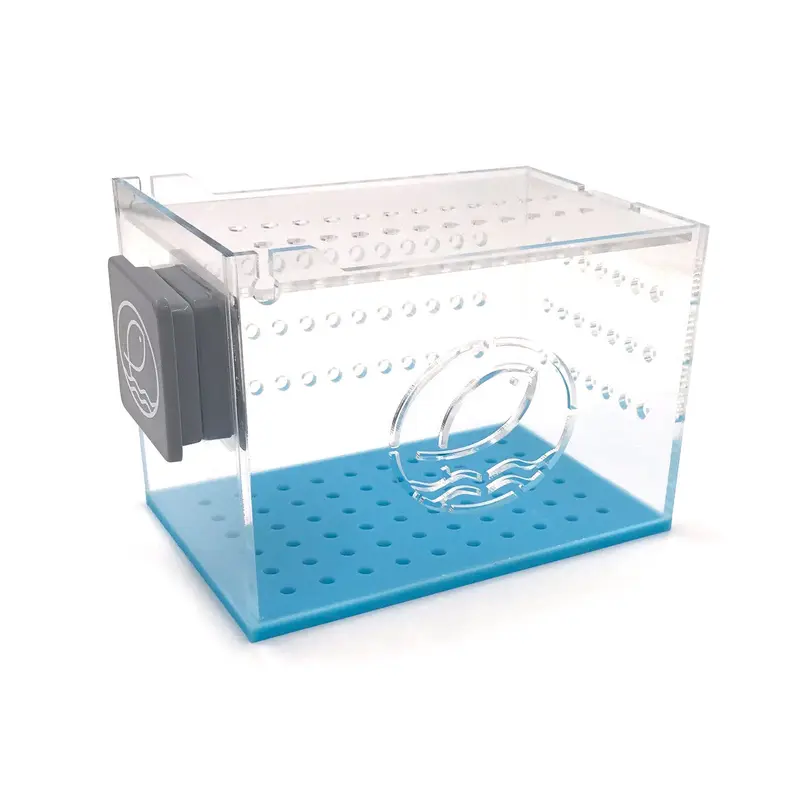 Eshopps TankliMate Fish Acclimation Box Clear/Blue SM