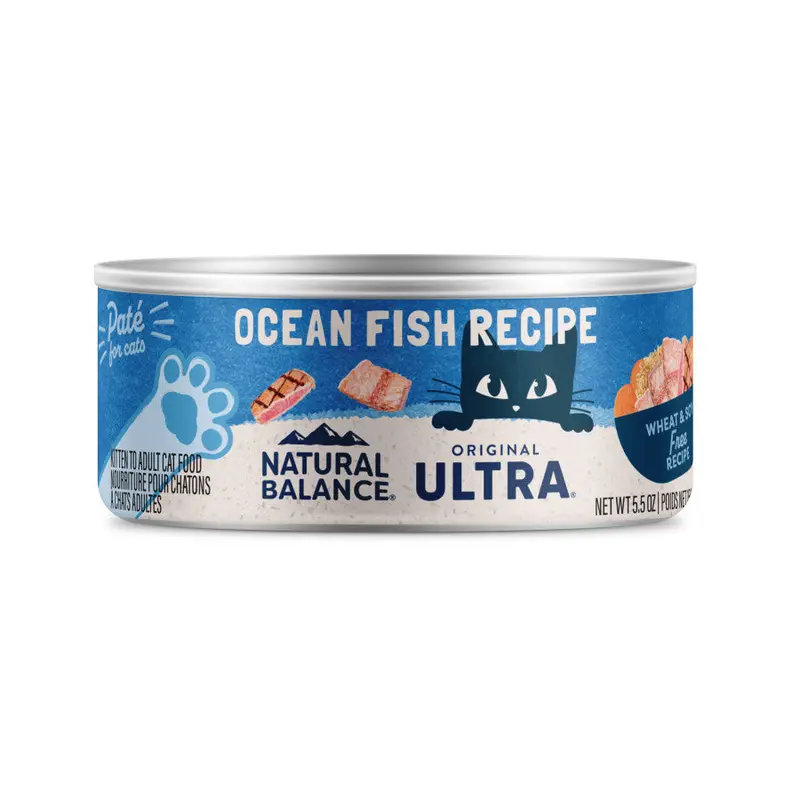 Natural Balance Pet Foods Original Ultra Canned Cat Food Ocean Fish - 24pk/5.5 oz