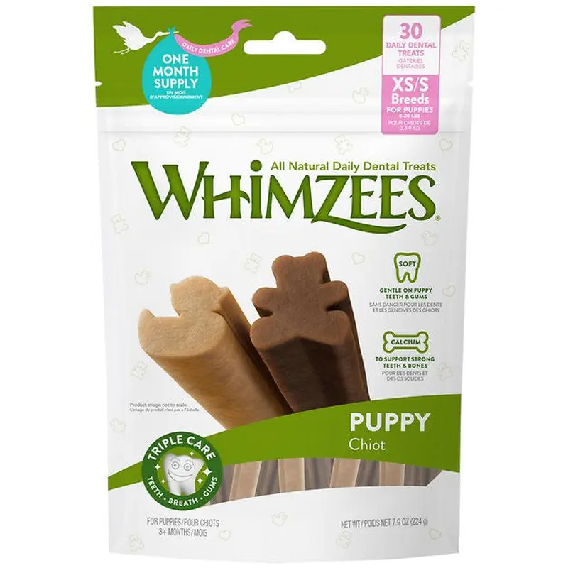 Wellpet Whimzees Puppy XS/S Breed Dental Treats 7.5oz 