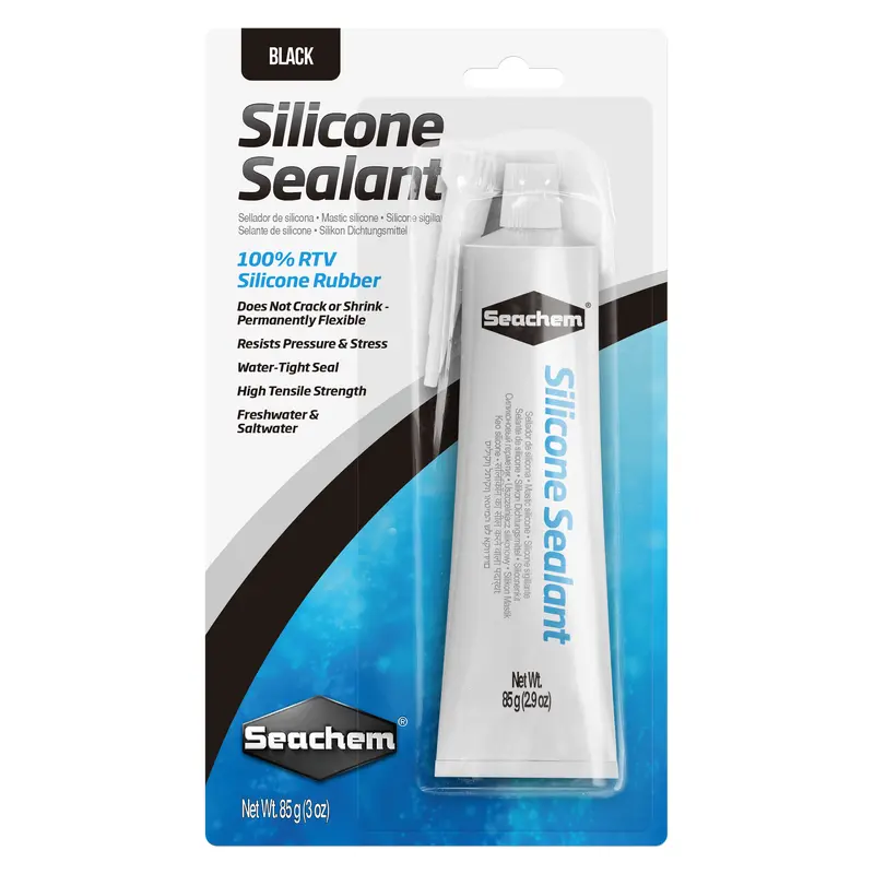 Seachem Silicone Sealant and Adhesive Black 3 Ounces
