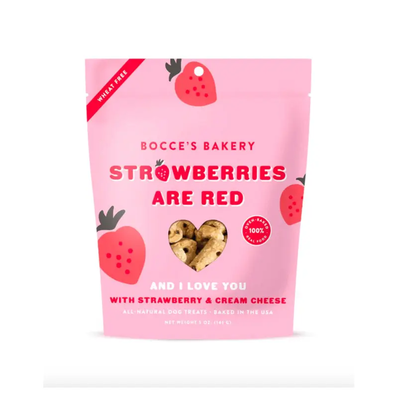 Bocce's Valentine Strawberries Are Red & I Love You 5 oz