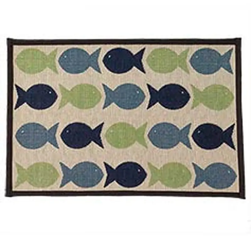 Kool Fishies Mat 13"x19"