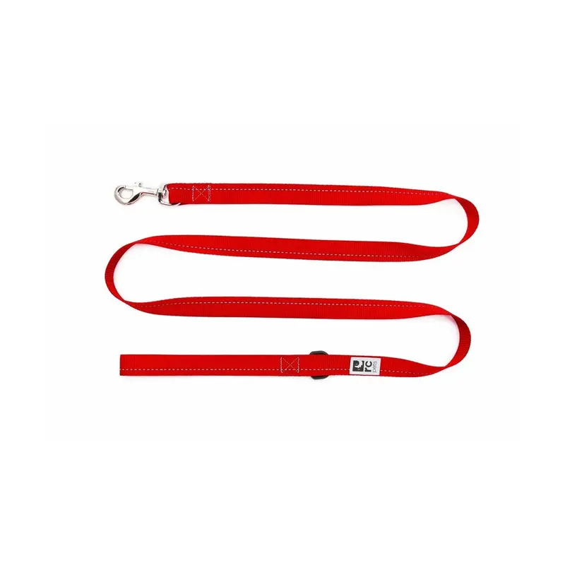 RC Pets Rc Pet Products Rc Slip Lead Primary Red 0.75"-4'