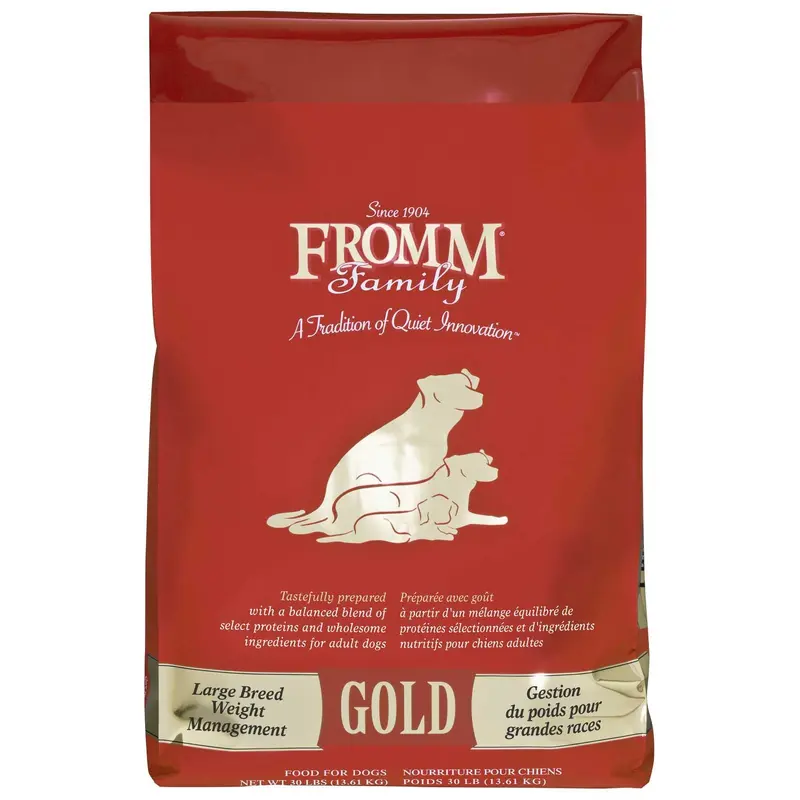 Fromm Gold Large Breed Weight Management Turkey Dry Dog Food (30lb)