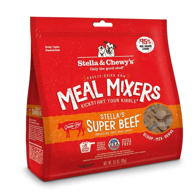 Stella & Chewy's Stella's Super Beef Meal Mixers Dog Food 8oz