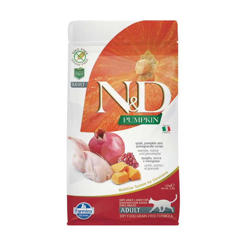 Farmina Cat N&D Pumpkin & Quail 3.3 Lb.