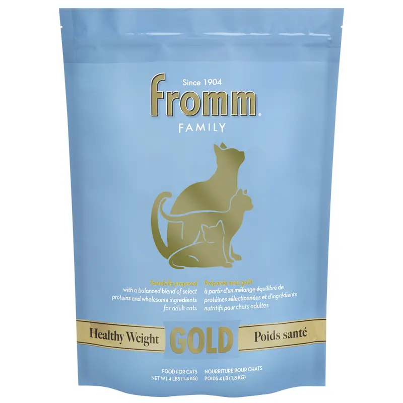Fromm Healthy Weight Gold Dry Cat Food - Chicken & Duck - 4lb Bag