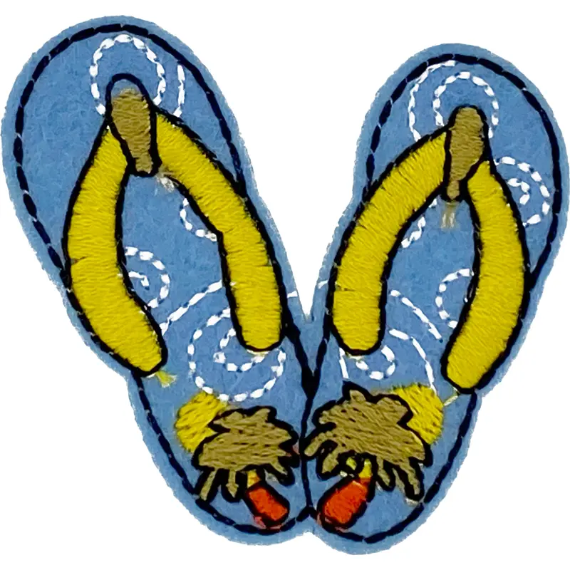 Blue Flip Flops - Patch