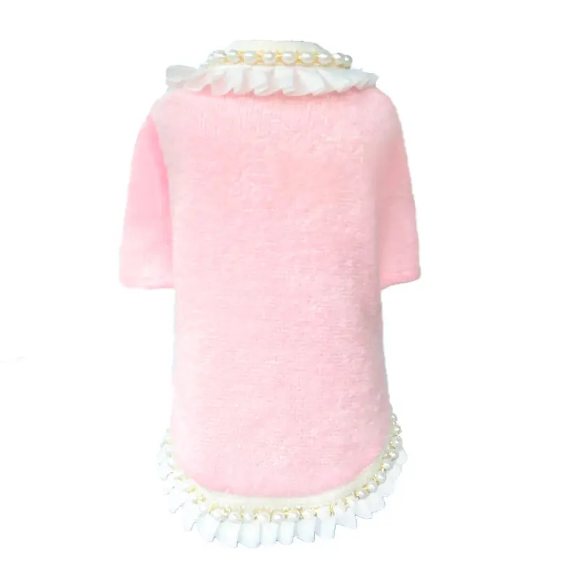 Dream Pearls Dog Sweater Pink