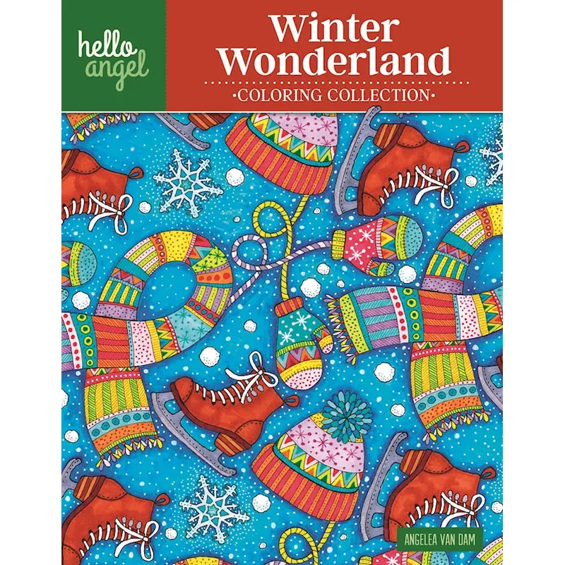 Hello Angel Winter Wonderland Coloring Collection