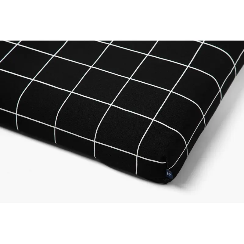 Black Grid | Fancy Dog Bed or Bed Cover
