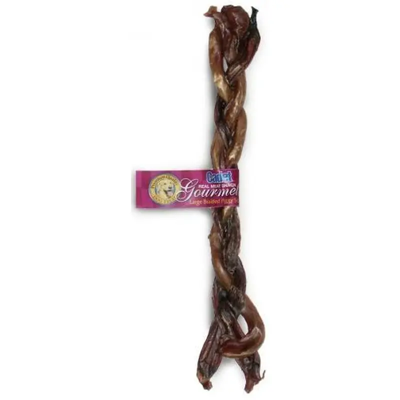 Cadet Large Braided Piggy Stick Dog Treats