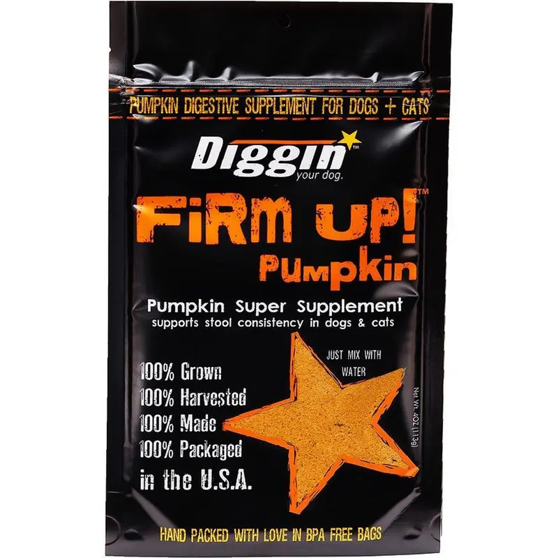 Diggin' Your Dog FiRM UP! Original Pumpkin Super Supplement 4oz