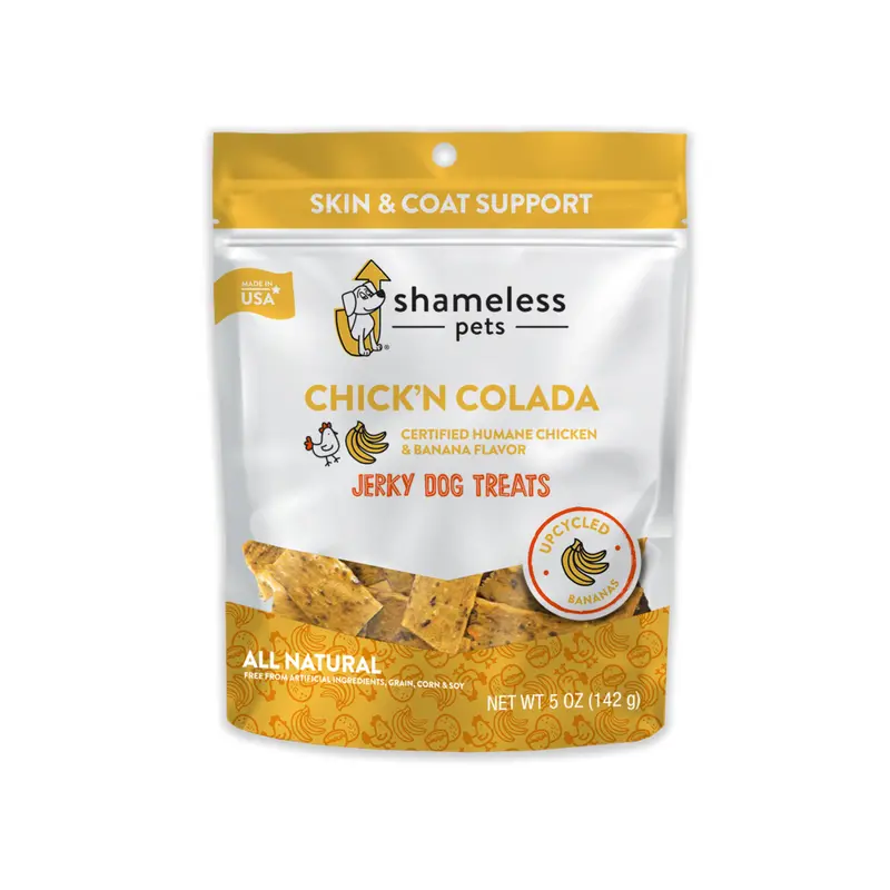 Shameless Pets Chick'n Colada Jerky Bites
