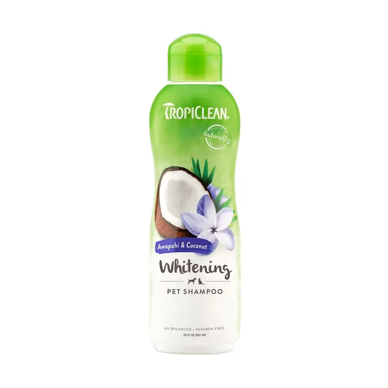 Tropiclean Awapuhi Coconut Whitening Pet Shampoo 20oz