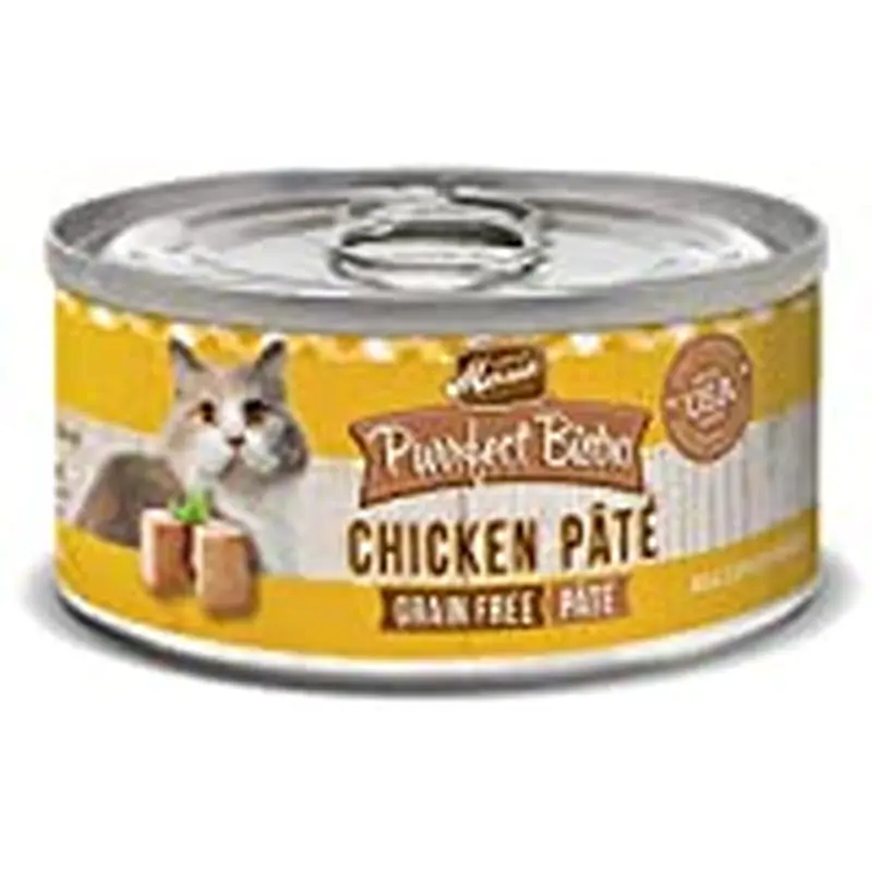 Merrick Chicken Flavor Pate Ground Wet Cat Food for Adult  Grain-Free  3 oz. Can