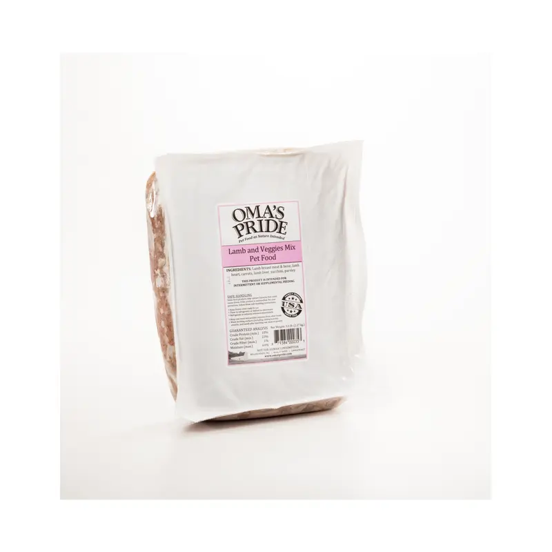 Oma's Pride Frozen Mixes Lamb Mix 5 lb