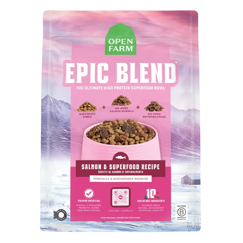 Open Farm Epic Blend Salmon & Superfood Recipe 3.5lb bag