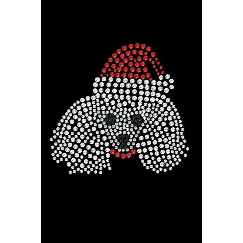 Poodle Face with Santa Hat - Custom Tutu