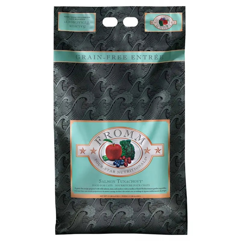 Fromm Four Star Grain Free Salmon Tunachovy Recipe Dry Cat Food