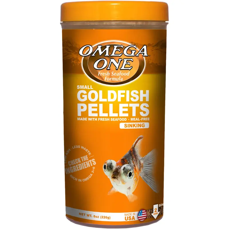 OMEGA ONE Goldfish Pellets, Sinking