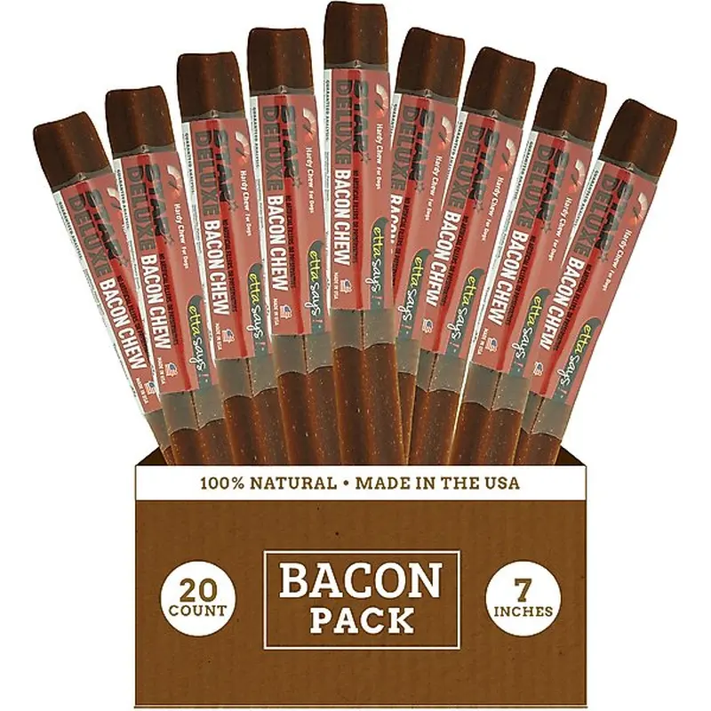 Etta Says Dog Chew Star Deluxe Bacon 7in Single