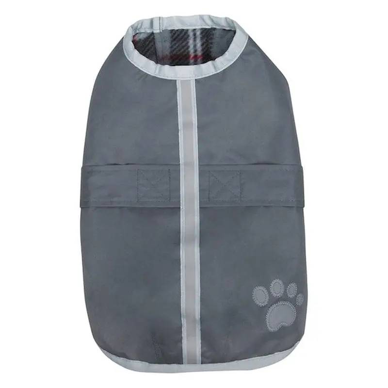 Petedge Zack & Zoey Noreaster Blanket Dog Coat eXtra Small Silver