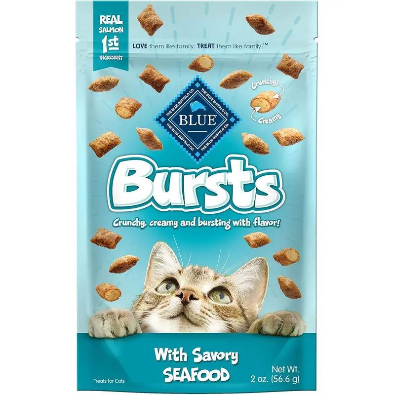Blue Buffalo Bursts Seafood Filled Cat Treat (2oz)