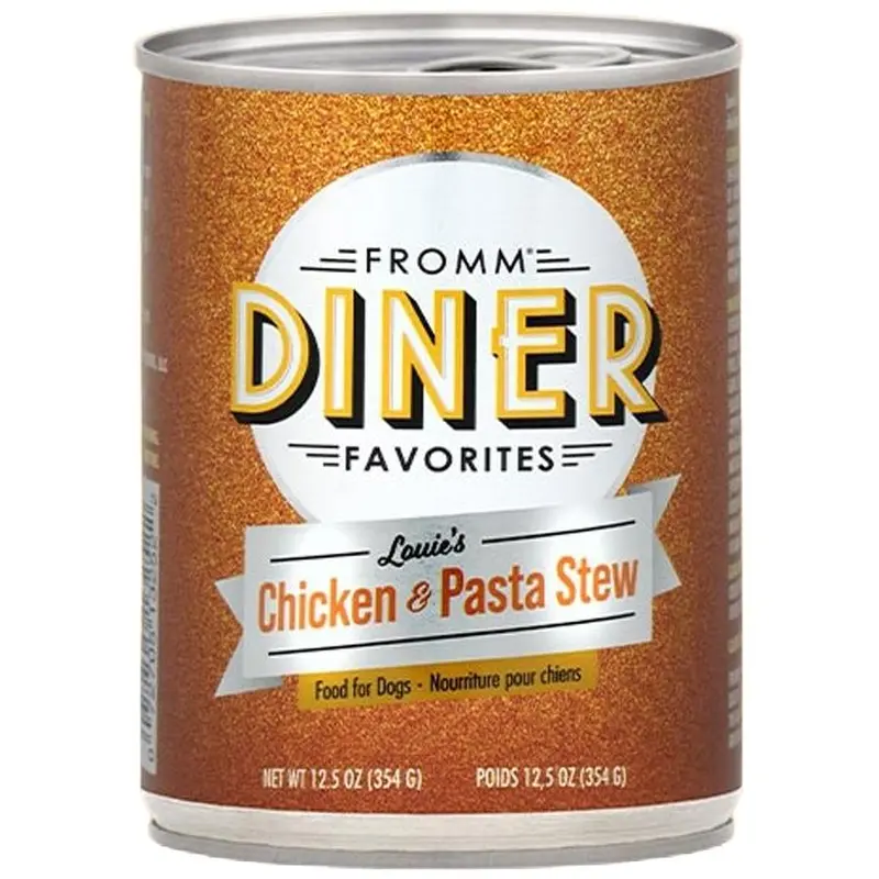 Fromm Diner Favorites Wet Dog Food - Louie's Chicken & Pasta Stew - 12.5oz Can