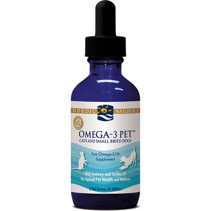 Nordic Naturals Omega 3 Cats & Small Breed Dogs 2 oz.