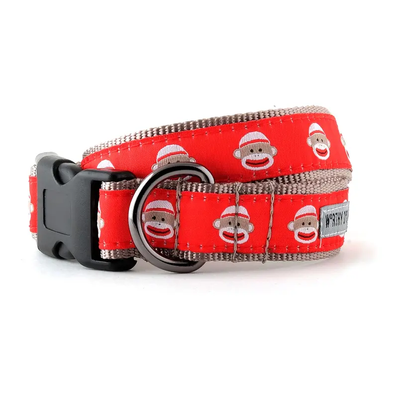 The Worthy Dog Sock Monkey Collar