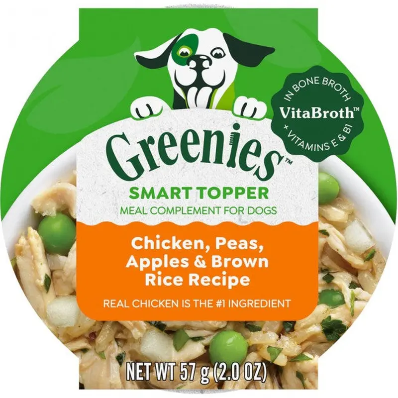 Greenies Smart Topper Chicken, Peas, Apples And Brown Rice Recipe 2 oz