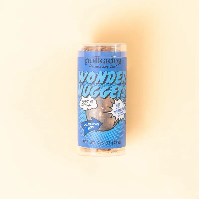Polkadog Wonder Nuggets Dog Treats Whitefish & Kelp 2.5oz