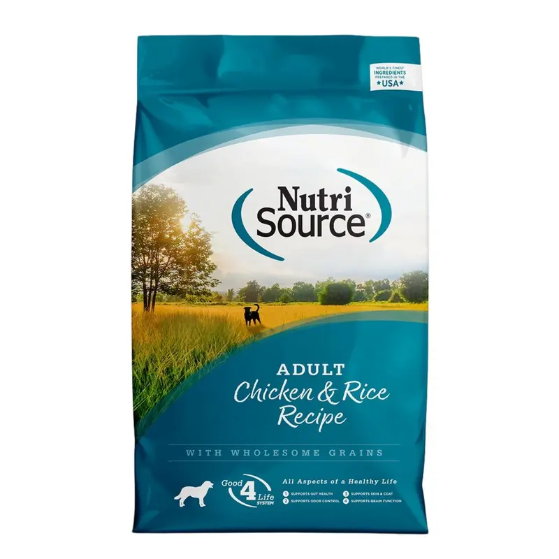 NutriSource Adult Dry Dog Food - Chicken Rice - 4lb Bag