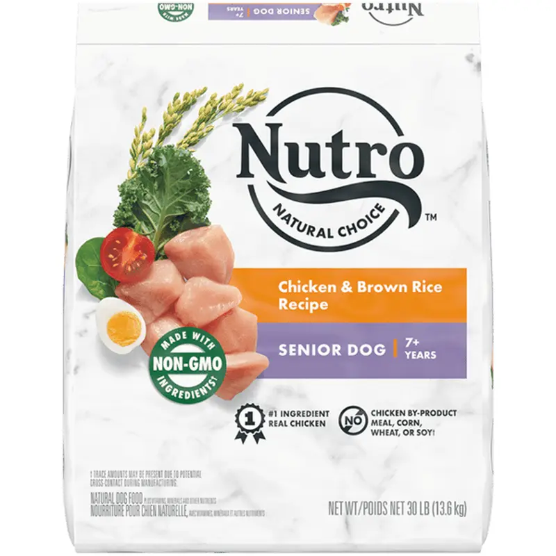 Nutro Senior Farm-Raised Chicken & Brown Rice Recipe 13lb