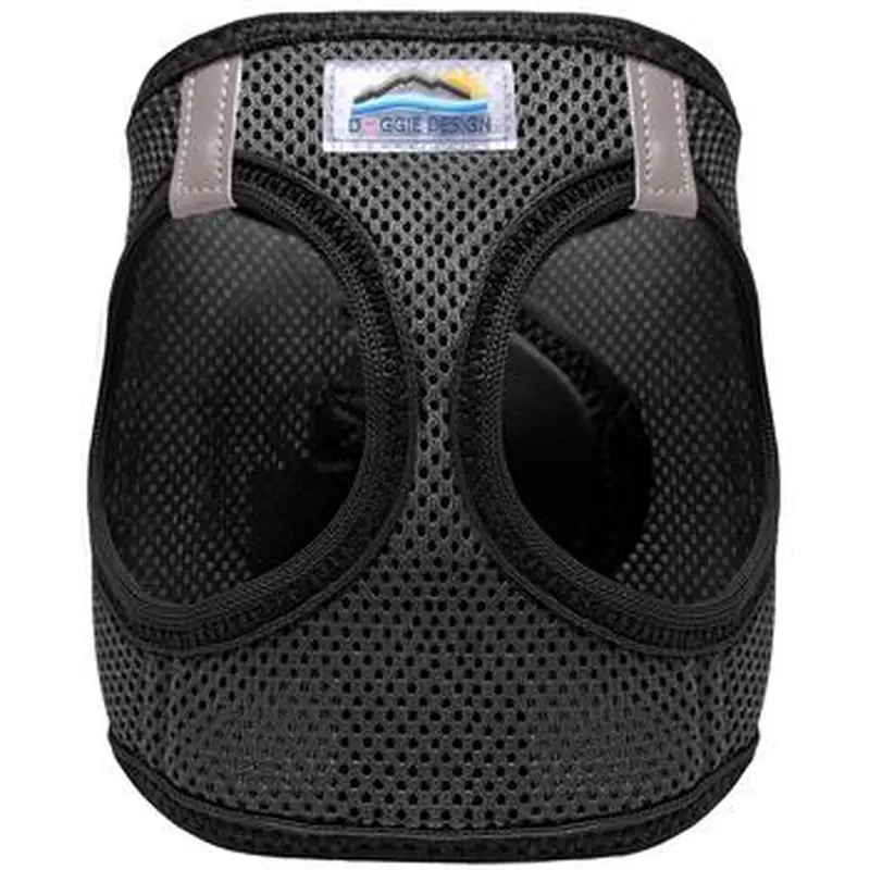 American River Ultra Choke Free Soft Mesh Dog Harness-Black