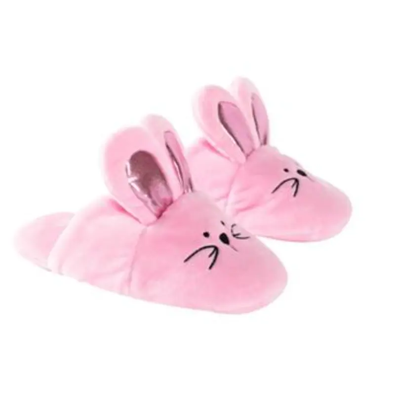 Fringe Bunny Slipper Set Plush Dog Toy