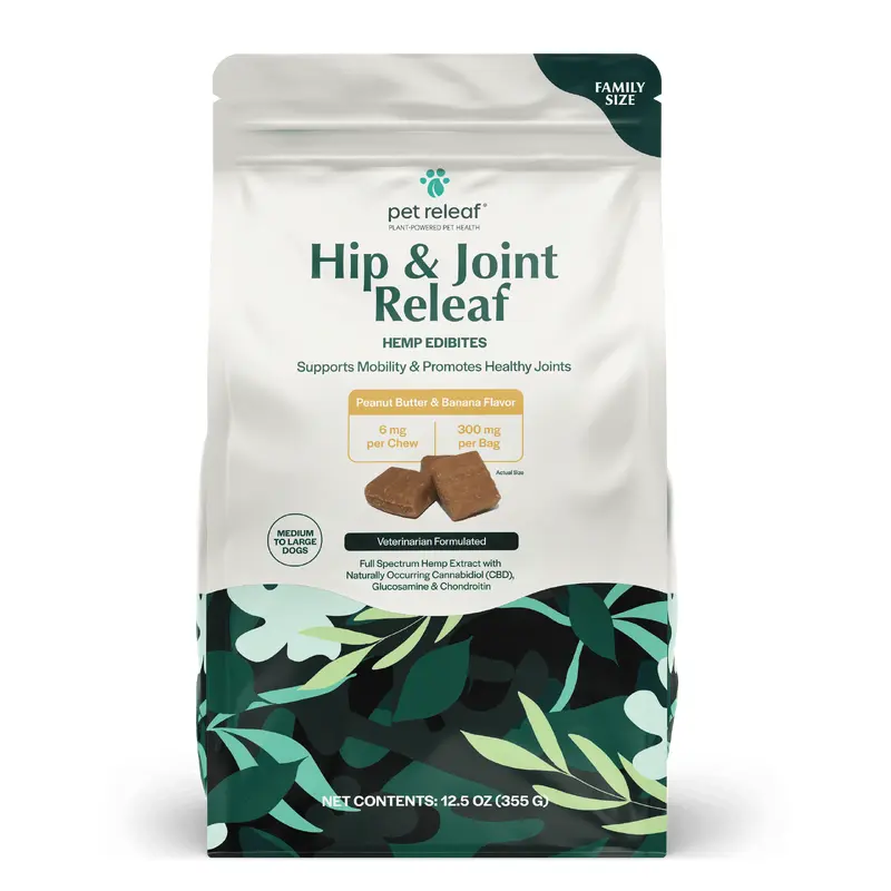 Pet Releaf Hip & Joint Releaf Edibites Peanut Butter & Banana