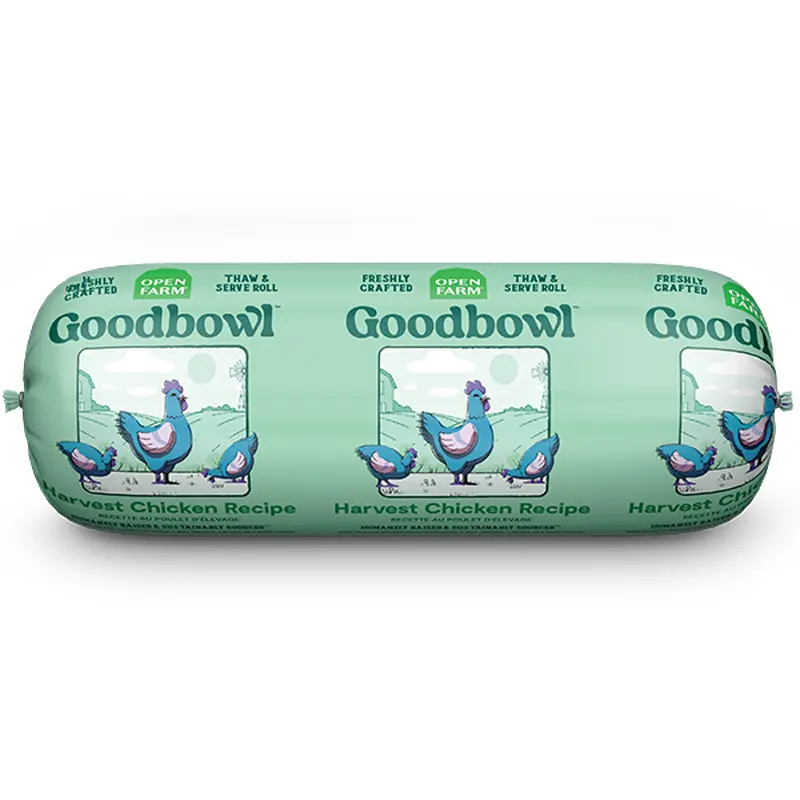 Open Farm Dog Goodbowl Roll Harvest Chicken 28oz