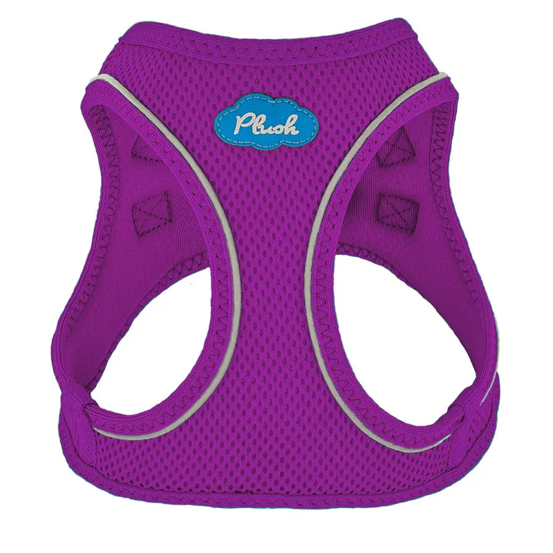 Plush Step In Dog Harness Medium Purple