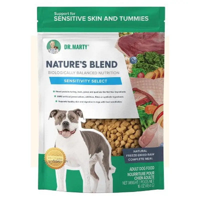 Dr Marty Nature's Blend Sensitivity Select Freeze Dried Raw Dog Food