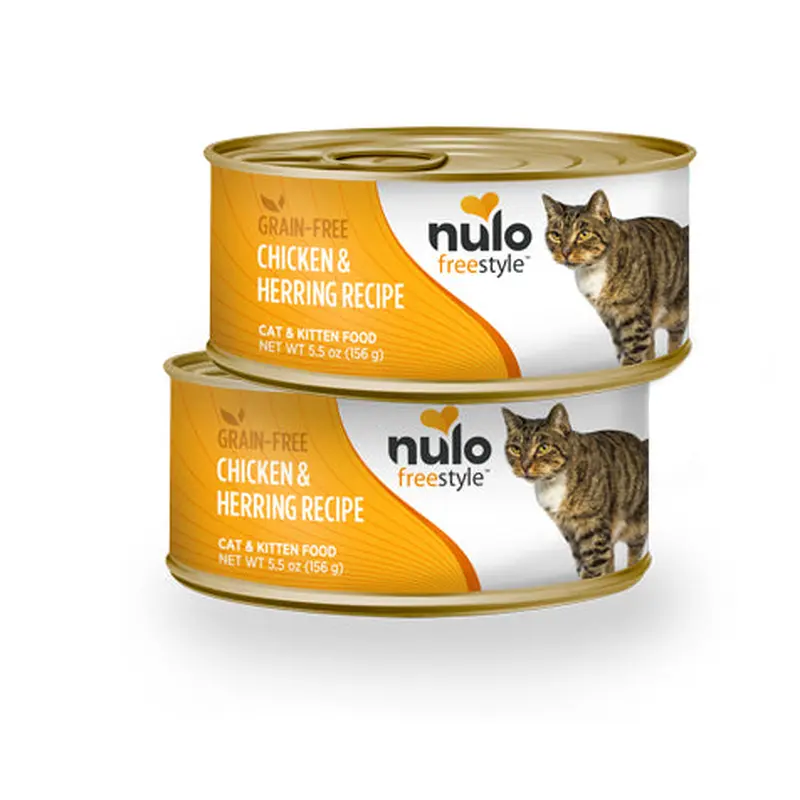 Nulo FreeStyle Grain Free Pate Chicken & Herring Cat Food 5.5oz