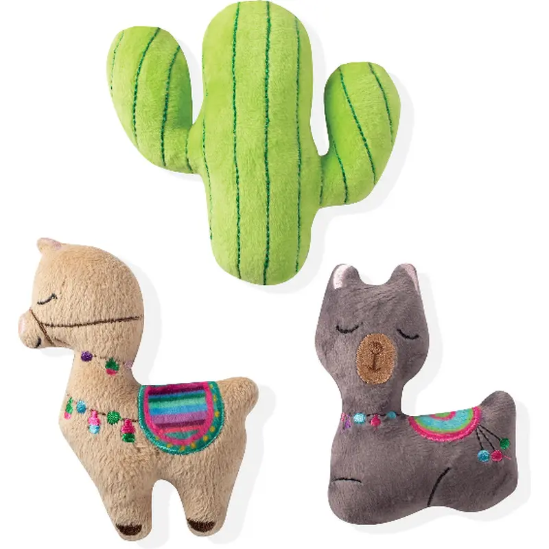 Fringe Llama Cactus 3 Pcs Toy Set