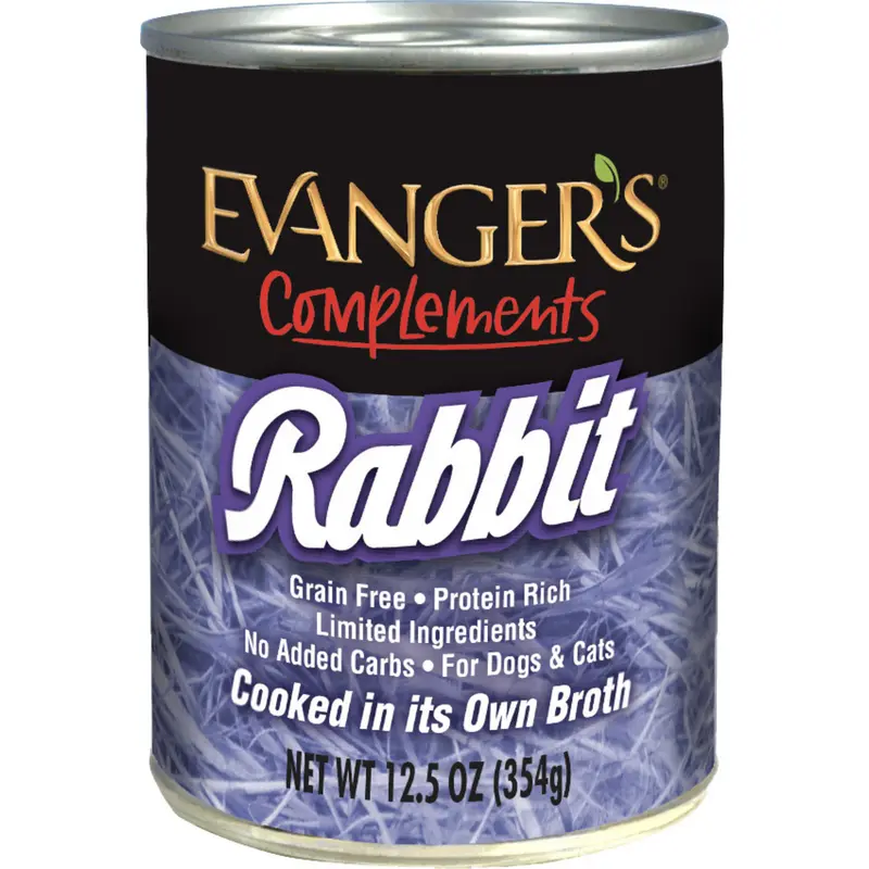 Evanger's Grain Free Rabbit  Canned Dog and Cat Food