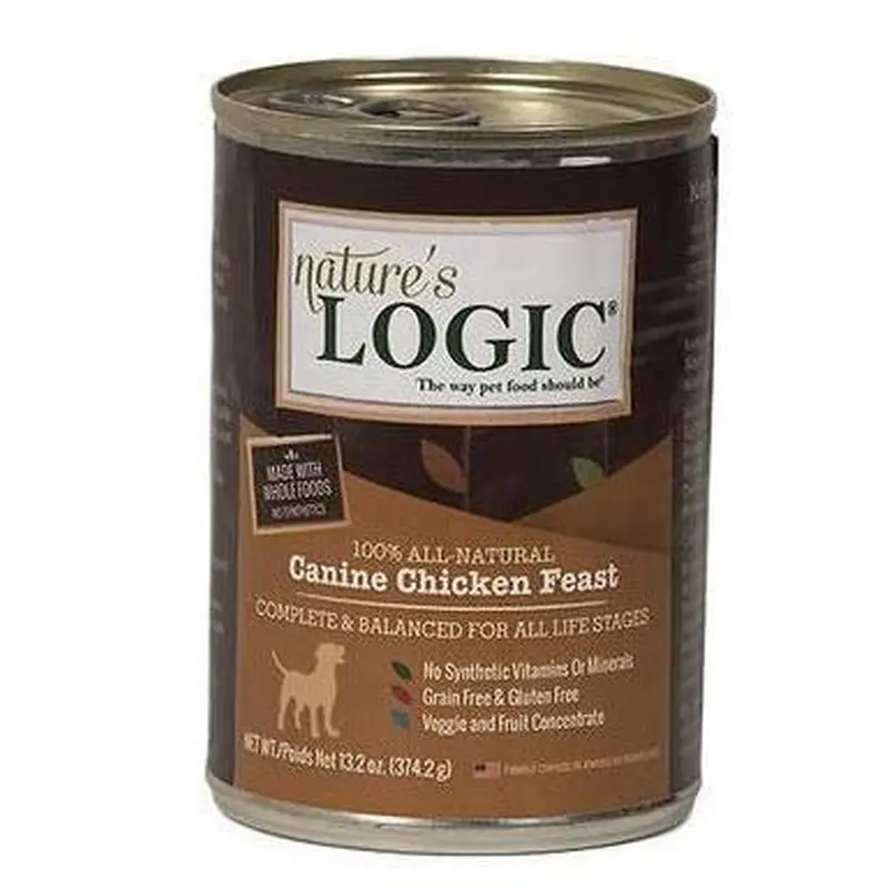 Nature's Logic Dog Can Chicken Feast 13.2 oz