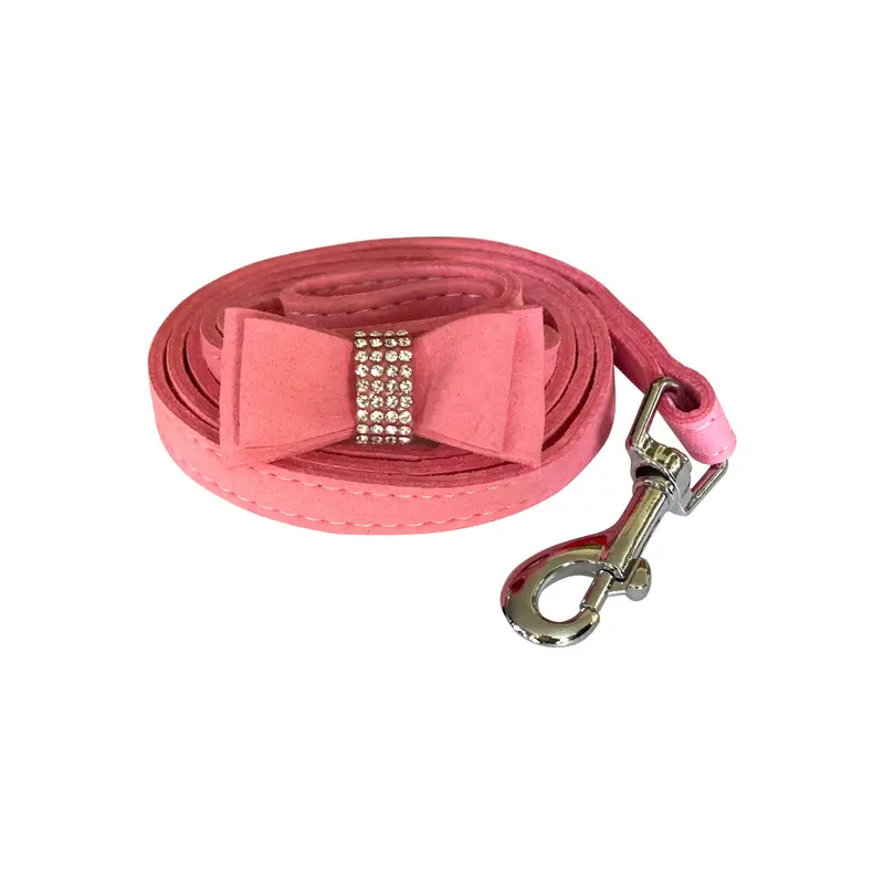 4ft Bow Tie Leash, Pink