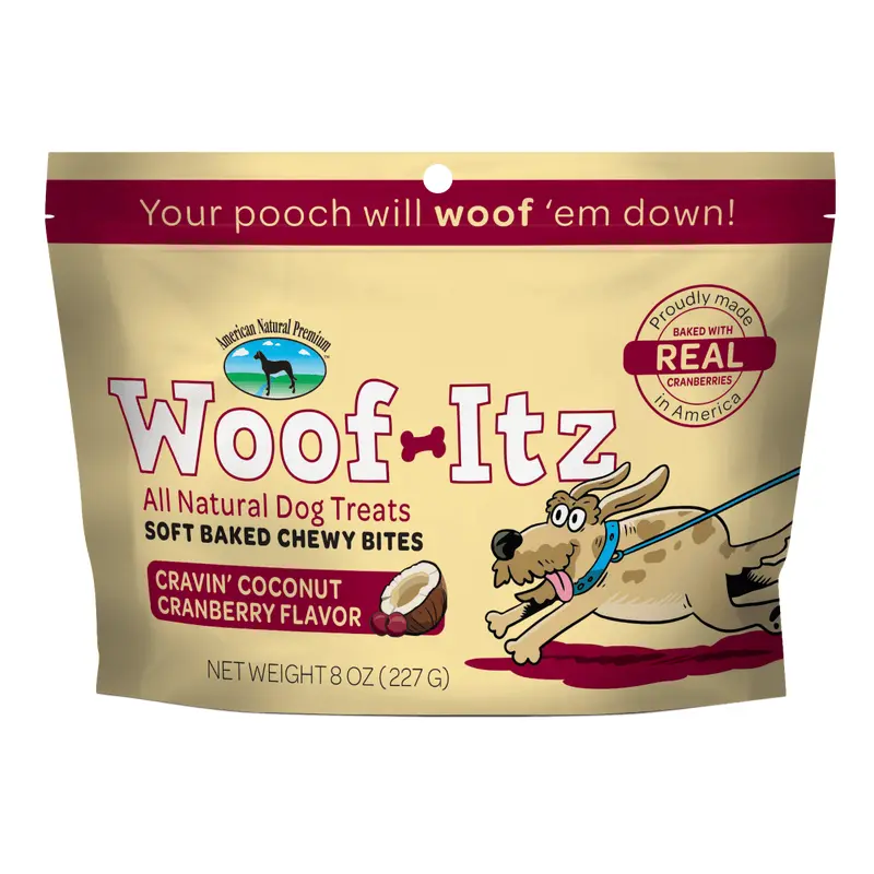American Natural Premium Woof Itz Cravin Coconut Cranberry 8oz