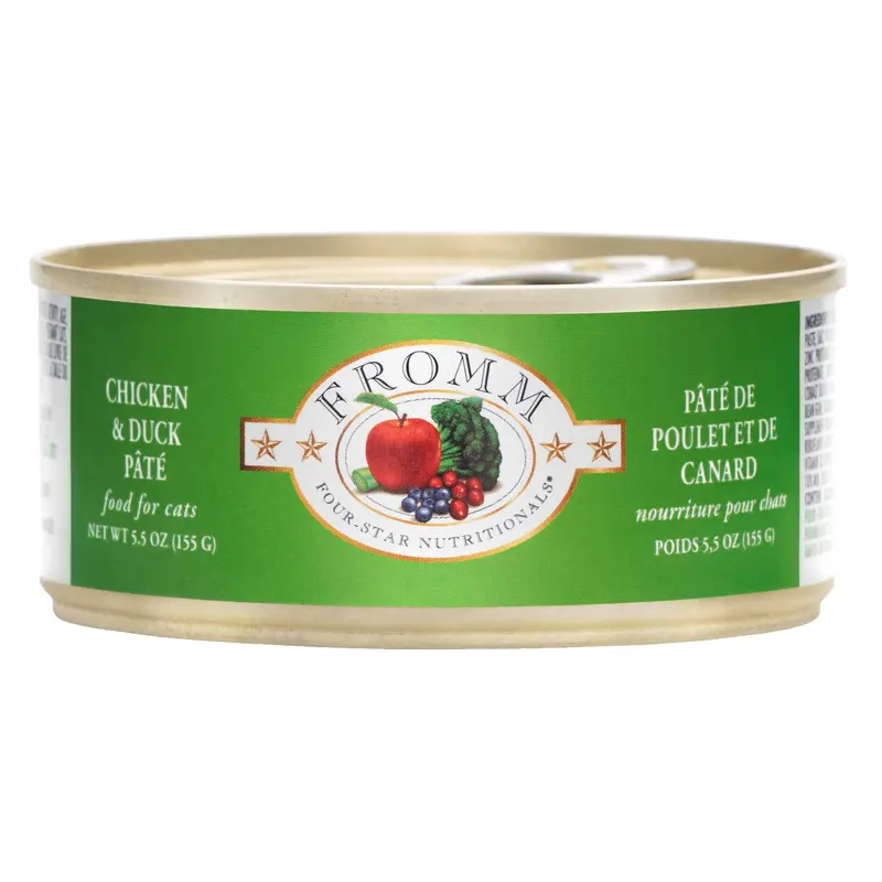 Fromm Four-Star Nutritionals Chicken & Duck Pt Food for Cats 5.5 oz
